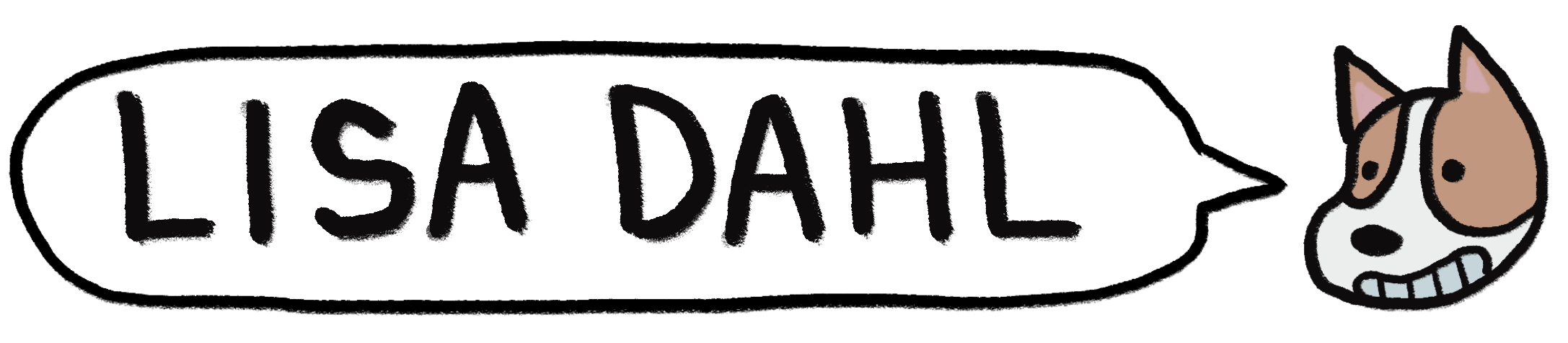 A drawing of Lisa's logo.